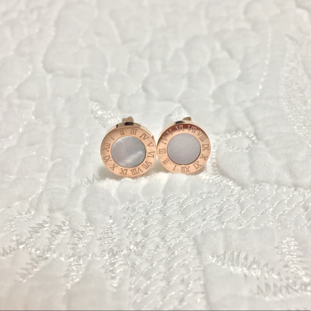 Roman Numeral Earrings